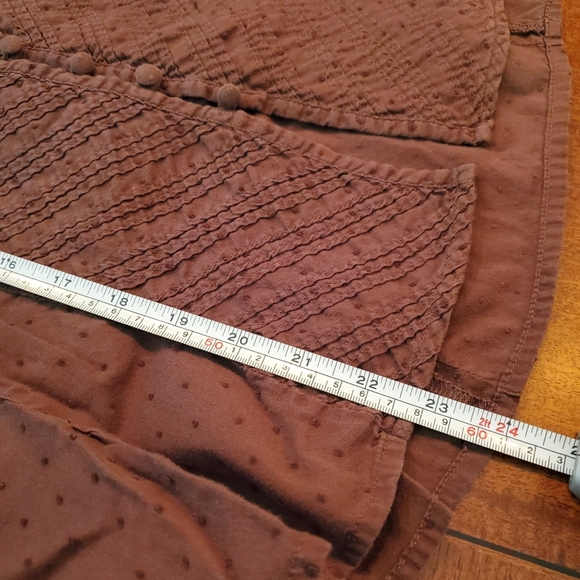Vintage 90's Style Chocolate Brown Top - Picture 5 of 5